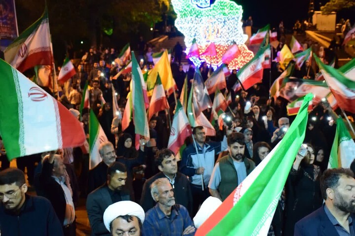 تصاویر / قیام مردم میدان ائل گلی تبریز در شب‌های اقتدار