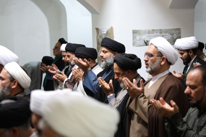 تصاویر/ گردهمایی ائمه جمعه در مدرسه علمیه شهید صدوقی طزرجان