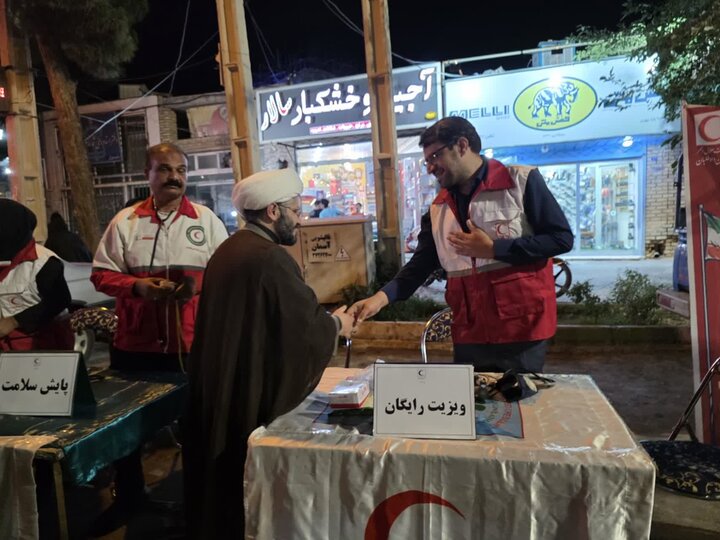 تصاویر/ خدمات جمعیت هلال‌ احمر شهرستان تفت