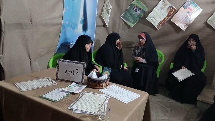 تصاویر/فعالیت طلاب مدرسه علمیه فاطمه‌الزهرا ساوه در موکب
