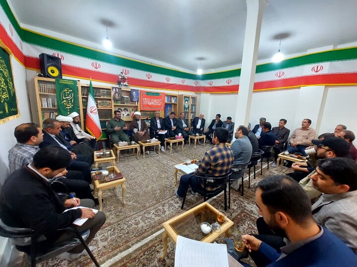 تصاویر / جلسه بنیاد غدیر شهرستان خرمدره
