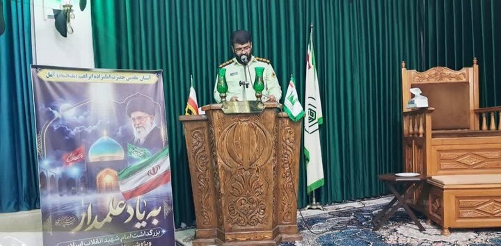 تصاویر/ حضور نماینده ولی فقیه در سازمان انتظامی کشور در بقعه متبرکه امامزاده ابراهیم (ع) آمل