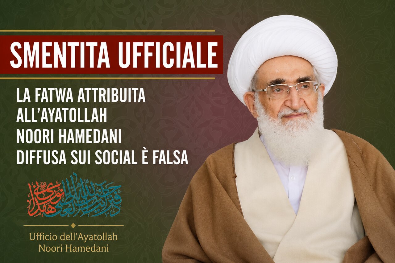 La fatwa attribuita all’Ayatollah Noori Hamedani diffusa sui social è falsa
