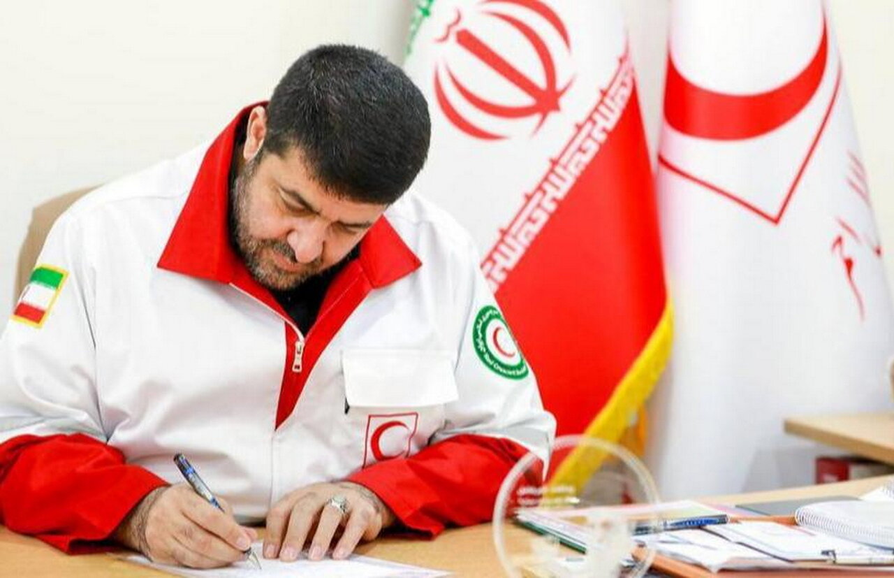 پیام قدردانی رئیس جمعیت هلال احمر از ابراز همدردی آیت الله اعرافی