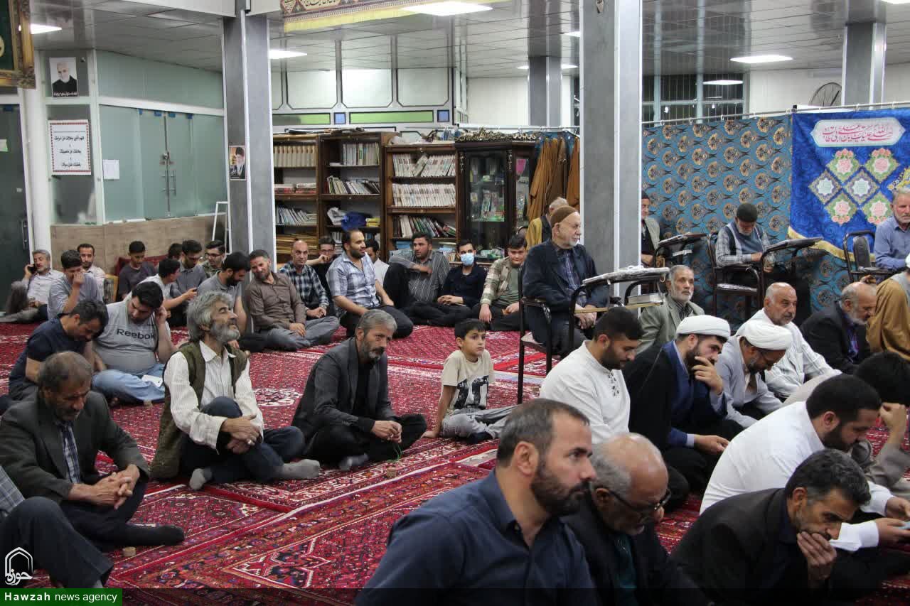 مراسم تکریم و معارفه روحانی روستای حسین‌آباد شاملو