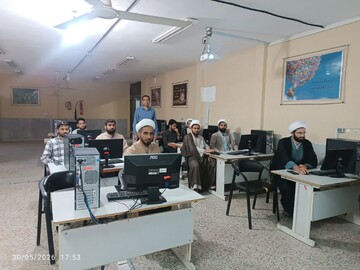 برگزاری کارگاه آموزشی پاورپوینت ویژه کارکنان و اساتید حوزه علمیه بندرعباس