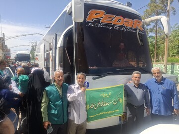 کاروان فرهنگی دلدادگان به ولایت و امامت کاشان عازم عتبات عالیات شدند