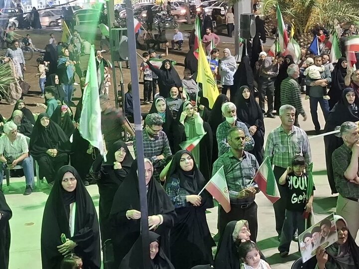 تصاویر/ نود و دومین شب حماسه حضور کاشانی ها در میدان امام خامنه ای (ره)