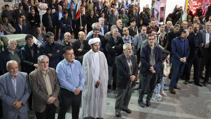تصاویر/ نود و دومین شب حماسه مردم تکاب در خیابان انقلاب