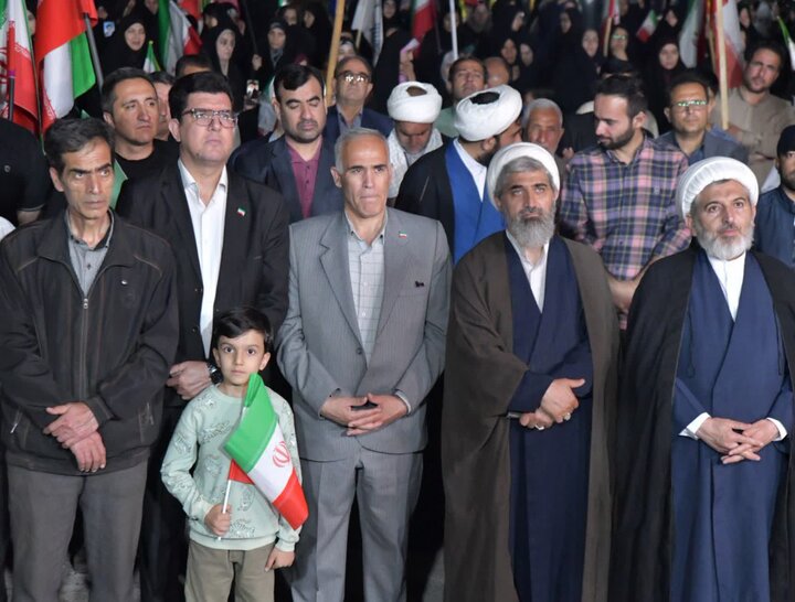 تصاویر/ ندای طنین لبیک یا خامنه ای در نود و دومین شب حماسه در  شهرستان شوط