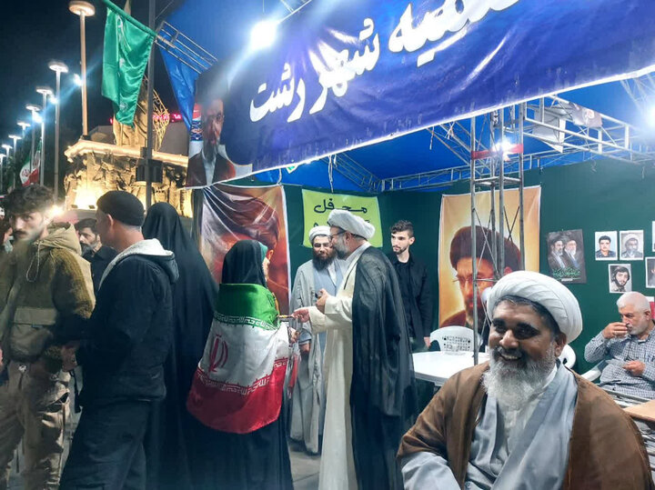 تصاویر/ فعالیت موکب مدارس علمیه رشت