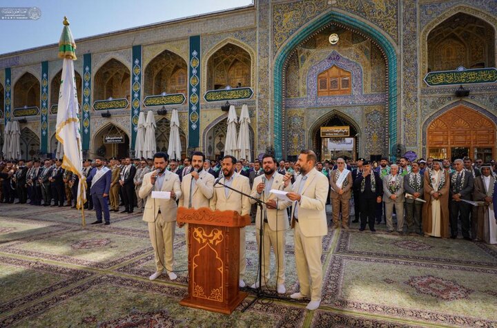 Al Santuario dell’Imam Ali si alza la bandiera di Ghadir: al via le celebrazioni dell’Eid Allah al-Akbar