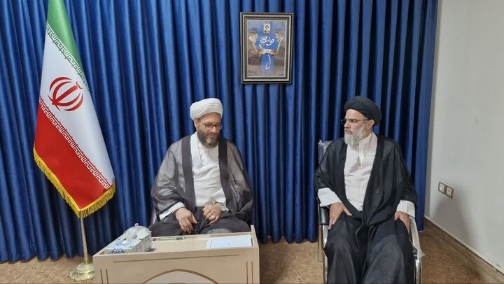 تصاویر / دیدار مدیرکل تبلیغات اسلامی استان آذربایجان شرقی با امام جمعه شهرستان اهر