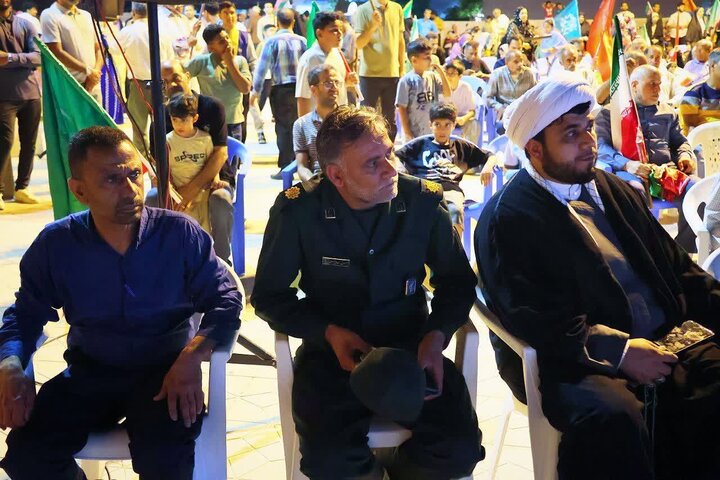 تصاویر/ اجتماع شبانه مردم جزیره قشم
