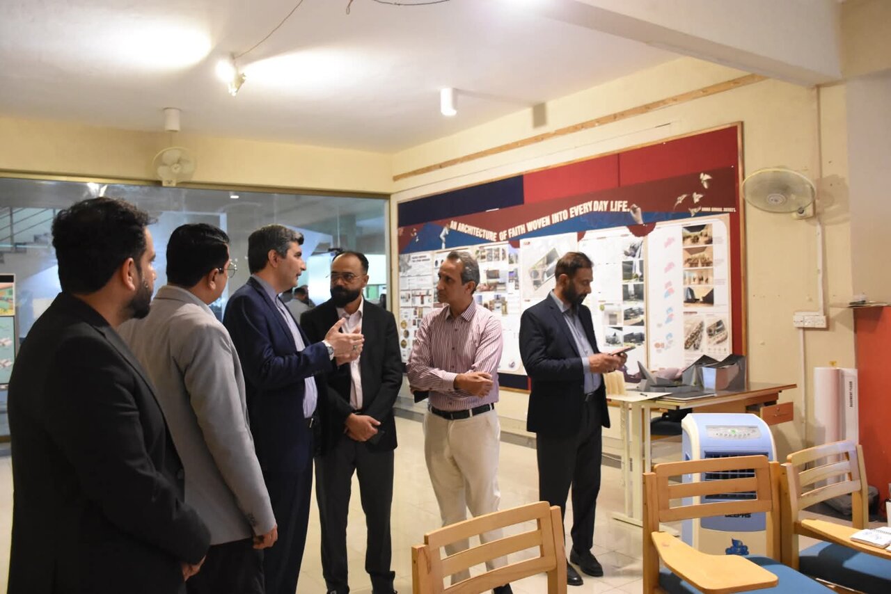 ڈائریکٹر جنرل خانۂ فرہنگ راولپنڈی کا نیشنل یونیورسٹی آف سائنس اینڈ ٹیکنالوجی کا دورہ/دونوں ممالک کے تعلیمی اداروں میں علمی، ثقافتی اور فنی تعاون کو مزید فروغ دینے پر زور