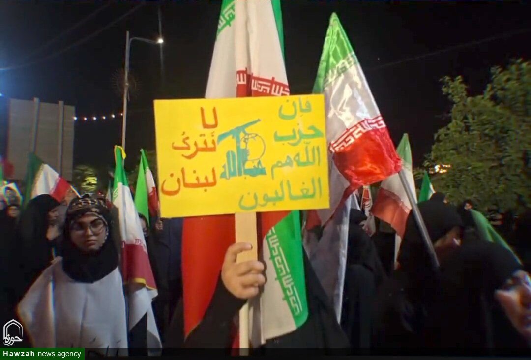 فیلم/ نمایی از تجمع امت حزب الله در اتوبان آیت الله بهبهانی اهواز