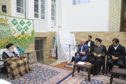 Il capo dell’Ufficio del Presidente della Repubblica incontra l’Ayatollah Seyyed Mousa Shubairi Zanjani