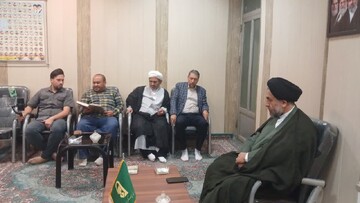 جمعی ازبسیج حقوقدانان آران وبیدگل با امام جمعه نوش آباد دیدار کردند