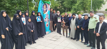 تصاویر/ آیین نامگذاری  یک پارک در محمودآباد به نام شهدای میناب