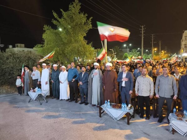 تصاویر/ تجلی وحدت در شهر چاه‌مبارک
