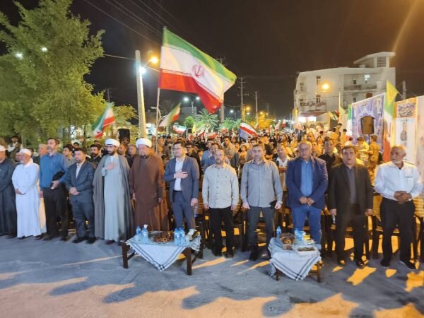 تصاویر/ تجلی وحدت در شهر چاه‌مبارک