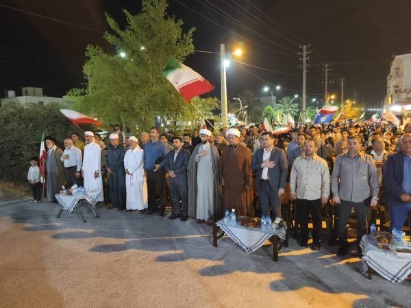 تصاویر/ تجلی وحدت در شهر چاه‌مبارک