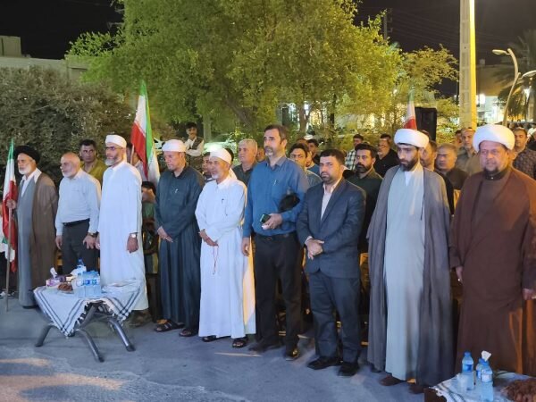 تصاویر/ تجلی وحدت در شهر چاه‌مبارک