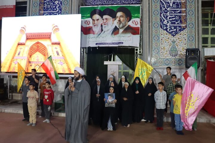 تصاویر/ حضور پرشور کودکان، نوجوانان و مردان و زنان انقلابی و ولایی شهرستان اشکذر در هشتاد و ششمین شب از حماسه حضور