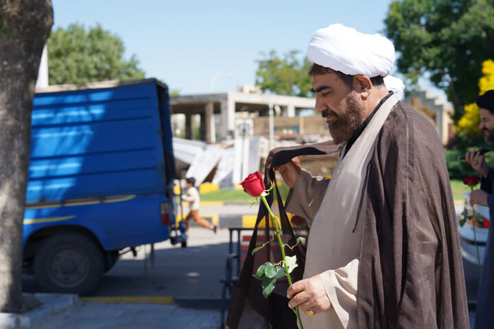 تصاویر / تجدید میثاق مدیر ،اساتید ،ومدیران مدارس علمیه استان قزوین با شهدا