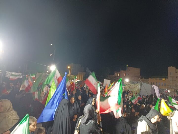 تصاویر/نود و سومین شب تجمع مردمی شهرستان زرندیه