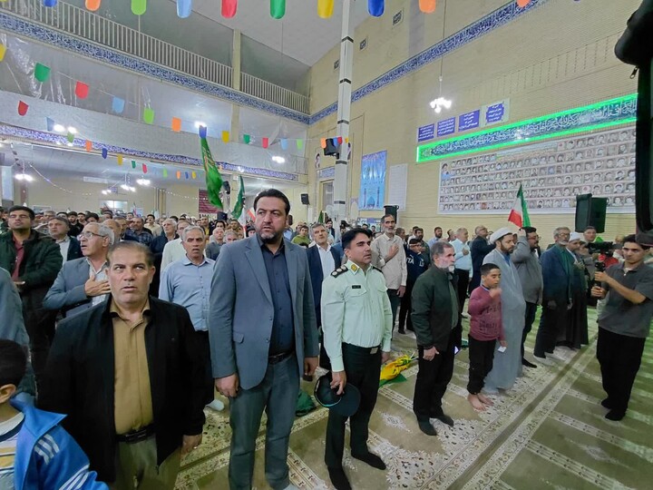 تصاویر / برگزاری مراسم جشن عید غدیر در مسجد جامع قروه درگزین