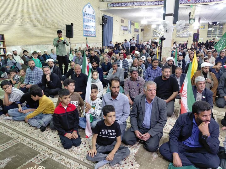 تصاویر / برگزاری مراسم جشن عید غدیر در مسجد جامع قروه درگزین