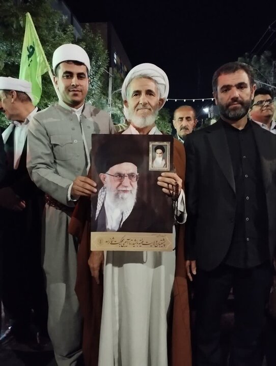 تصاویر/  تجمع مردمی حمایت از آرمان‌های انقلاب اسلامی، رهبری و امنیت ملی در نود ودومین شب در بوکان