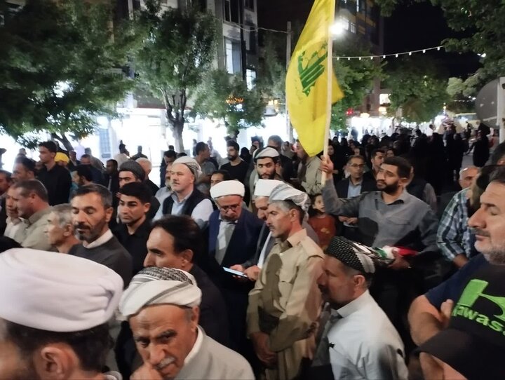 تصاویر/  تجمع مردمی حمایت از آرمان‌های انقلاب اسلامی، رهبری و امنیت ملی در نود ودومین شب در بوکان
