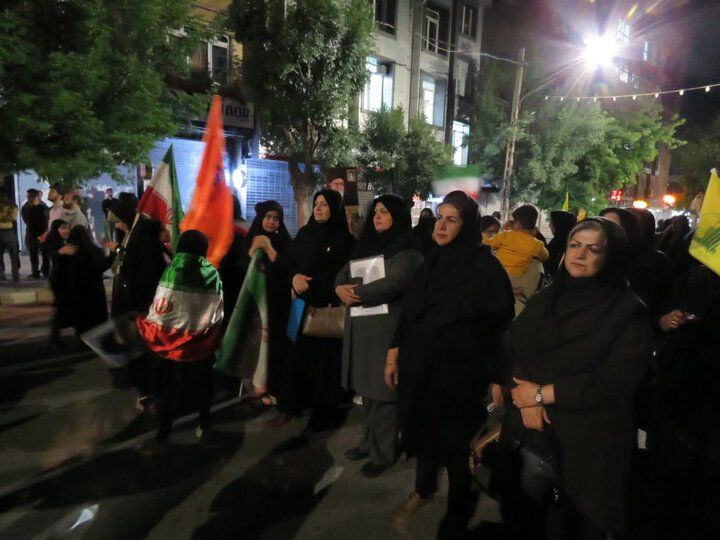 تصاویر/  تجمع مردمی حمایت از آرمان‌های انقلاب اسلامی، رهبری و امنیت ملی در نود ودومین شب در بوکان