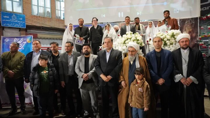 تصاویر/ جشن ازدواج در نود و سومین شب از حضور مردمی در چالدران