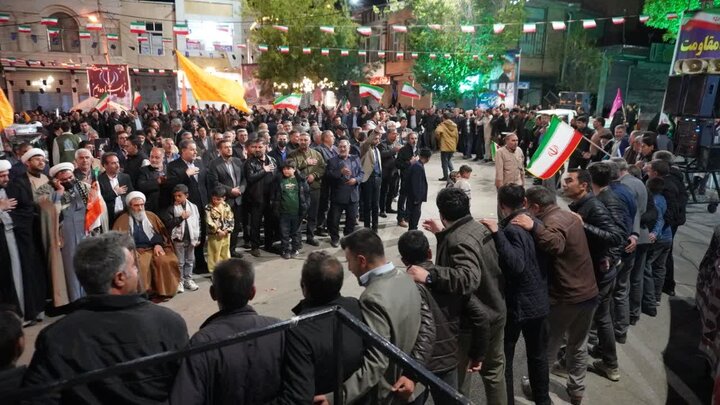 تصاویر/ جشن ازدواج در نود و سومین شب از حضور مردمی در چالدران