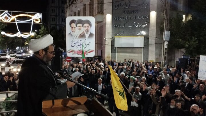 تصاویر/  نود و سومین شب حضور خاموش‌ناپذیر مردم شهرستان میاندوآب در دفاع از نظام اسلامی