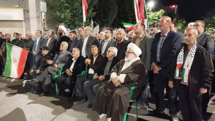 تصاویر/  نود و سومین شب حضور خاموش‌ناپذیر مردم شهرستان میاندوآب در دفاع از نظام اسلامی