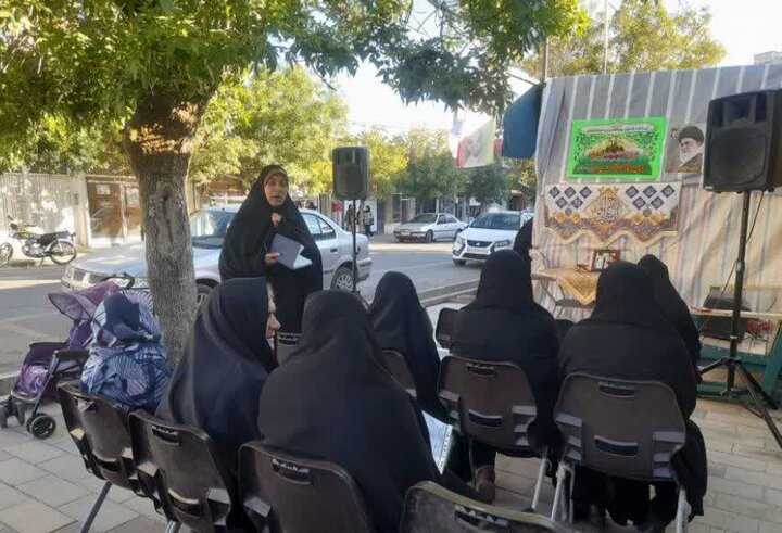 تصاویر/ استمرار حضور و فعالیت جهادی خواهران مبلغه در موکب فتح خیبر مدرسه علمیه حضرت رسول اکرم (ص) شهرستان تکاب