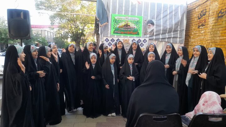 تصاویر/ استمرار حضور و فعالیت جهادی خواهران مبلغه در موکب فتح خیبر مدرسه علمیه حضرت رسول اکرم (ص) شهرستان تکاب