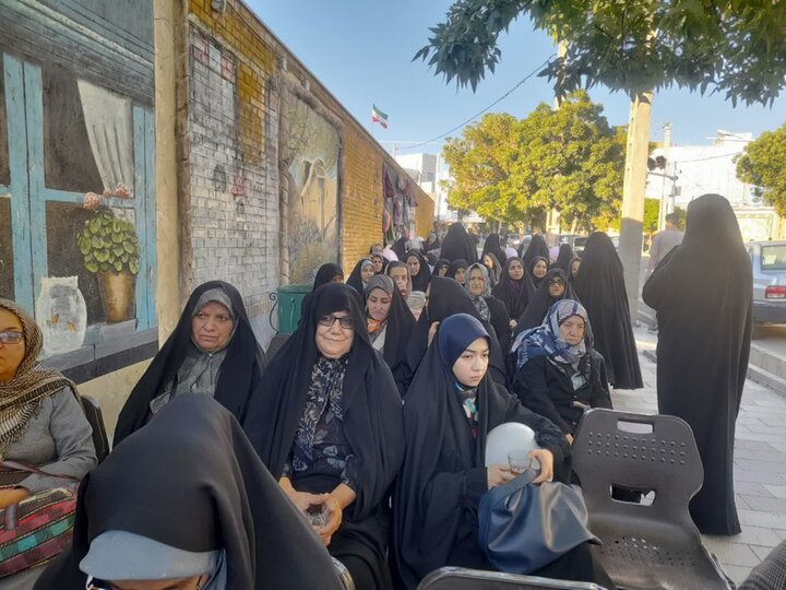 تصاویر/ استمرار حضور و فعالیت جهادی خواهران مبلغه در موکب فتح خیبر مدرسه علمیه حضرت رسول اکرم (ص) شهرستان تکاب