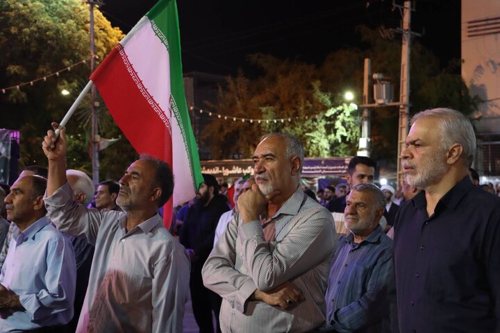اجتماع بزرگ لبیک یا خامنه ای شهرستان اندیمشک