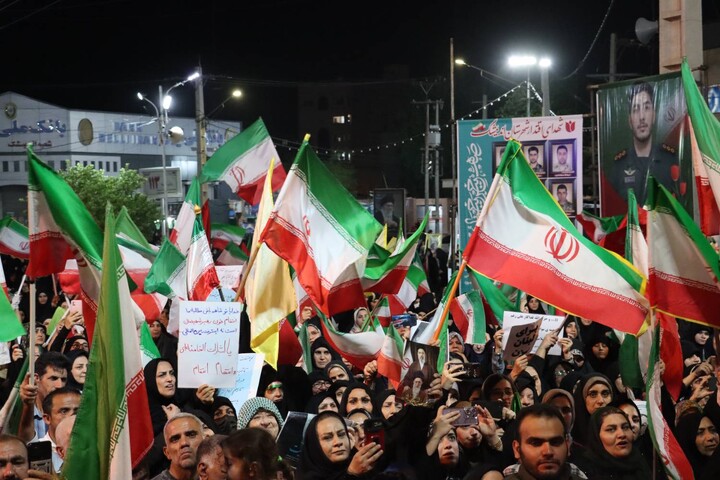 اجتماع بزرگ لبیک یا خامنه ای شهرستان اندیمشک