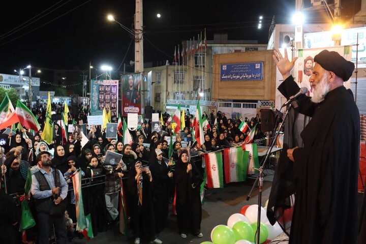 اجتماع بزرگ لبیک یا خامنه ای شهرستان اندیمشک
