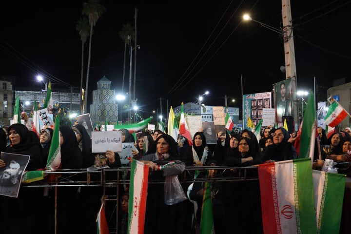 اجتماع بزرگ لبیک یا خامنه ای شهرستان اندیمشک