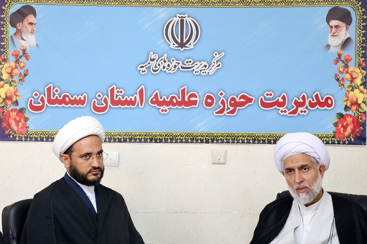 تصاویر/ سفر یک‌روزهمسئول مرکز رسانه و فضای مجازی حوزه‌های علمیه به سمنان