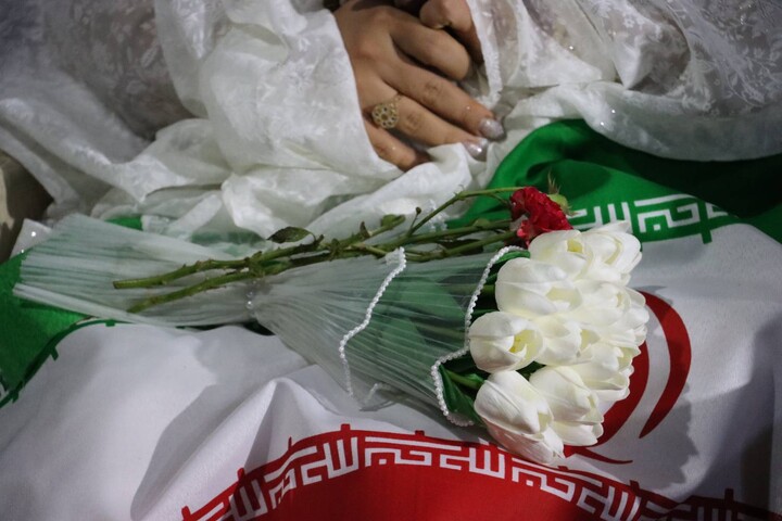 قرائت خطبه عقد زوج های جانفدا شهرستان دزفول