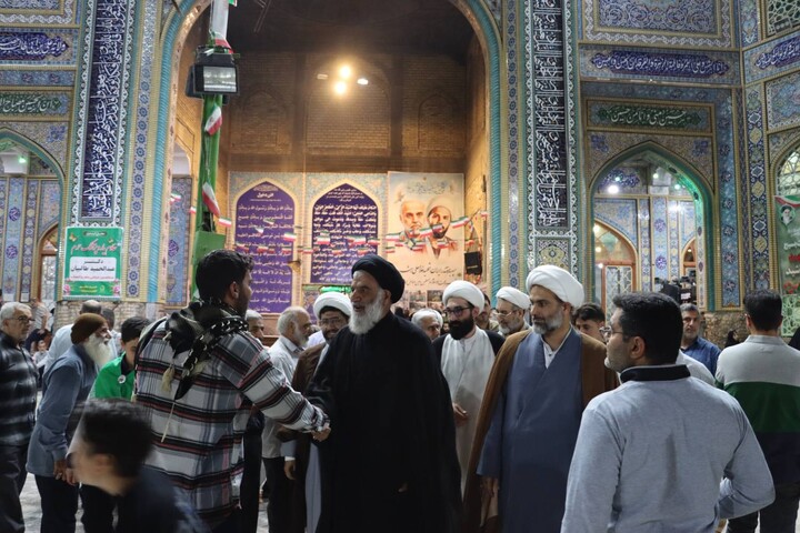 قرائت خطبه عقد زوج های جانفدا شهرستان دزفول
