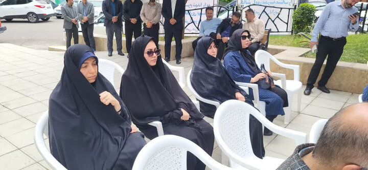 تصاویر/ آیین نامگذاری  یک پارک در محمودآباد به نام شهدای میناب
